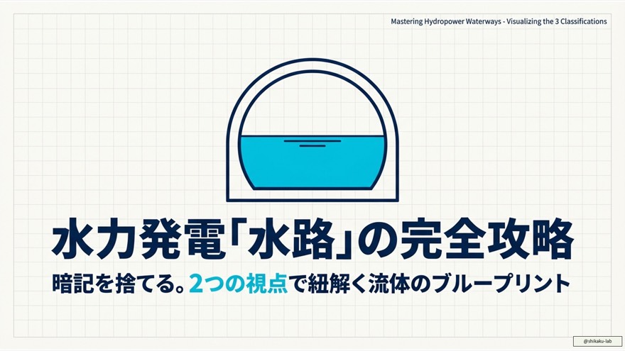 電験三種 電力科目「水力発電の水路の種類と設備」入門ガイド