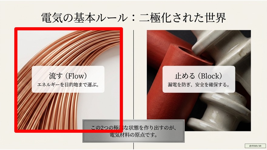 導体(良導体)の特徴と材料:銀・銅・アルミニウムの抵抗率と性質