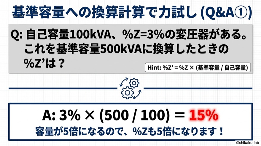 基準容量への換算計算で力試し|Q&Aまる1
