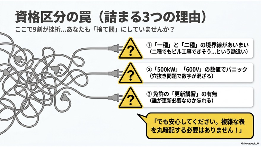 資格区分の罠(詰まる3つの理由)