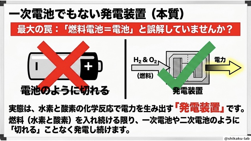 燃料電池は電池じゃない|一次電池でもない発電装置