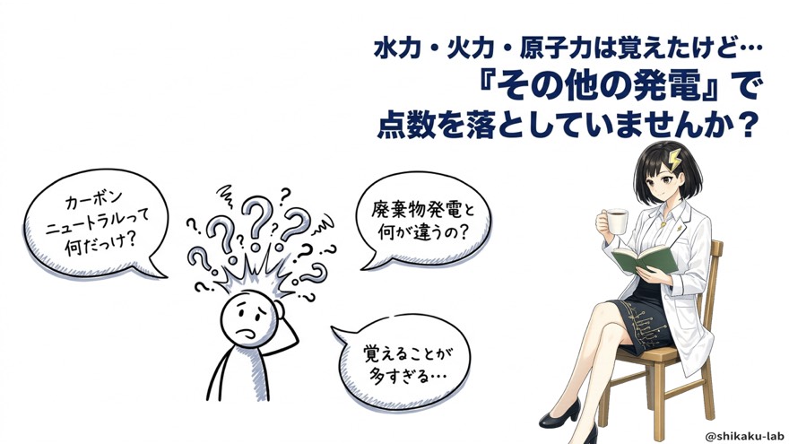 その他の発電で失点する人へ|3つのモヤモヤ
