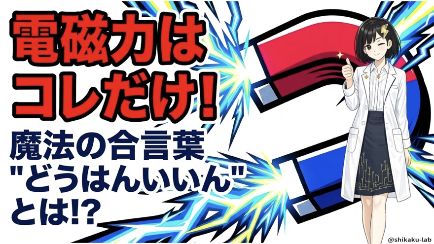 電磁力はコレだけ|合言葉どうはんいいんで攻略