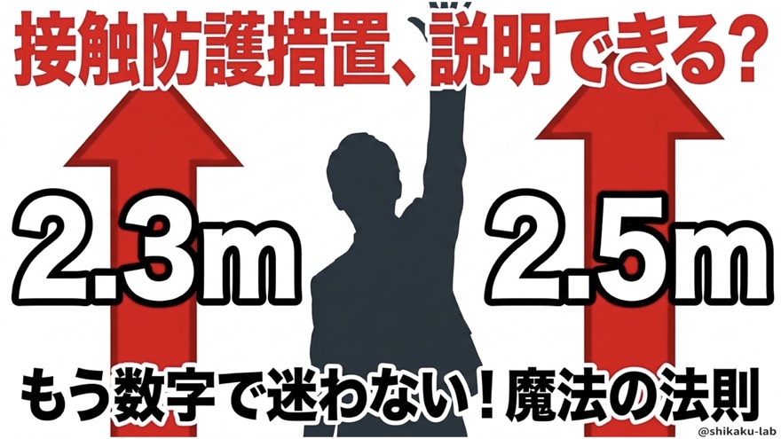 2.3m・2.5mを魔法の法則で解決(サムネ・導入)