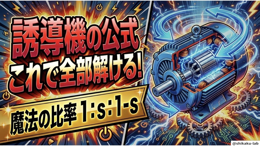 誘導機の計算は1:s:1-sで瞬殺（サムネ・導入）