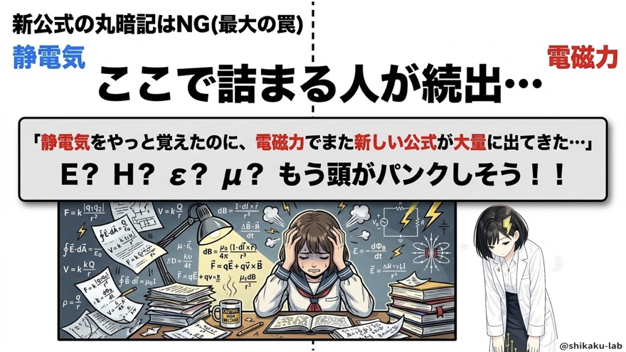 新公式の丸暗記はNG(最大の罠)