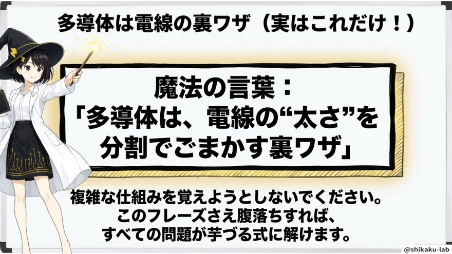 太さを分割でごまかす裏ワザ(魔法の言葉)