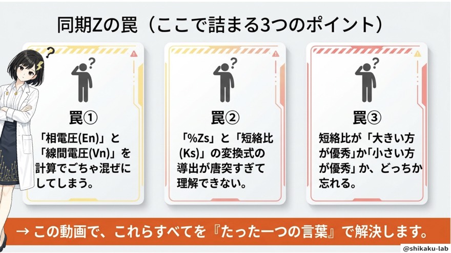 相電圧・導出・大小逆転(詰まる3つの罠)