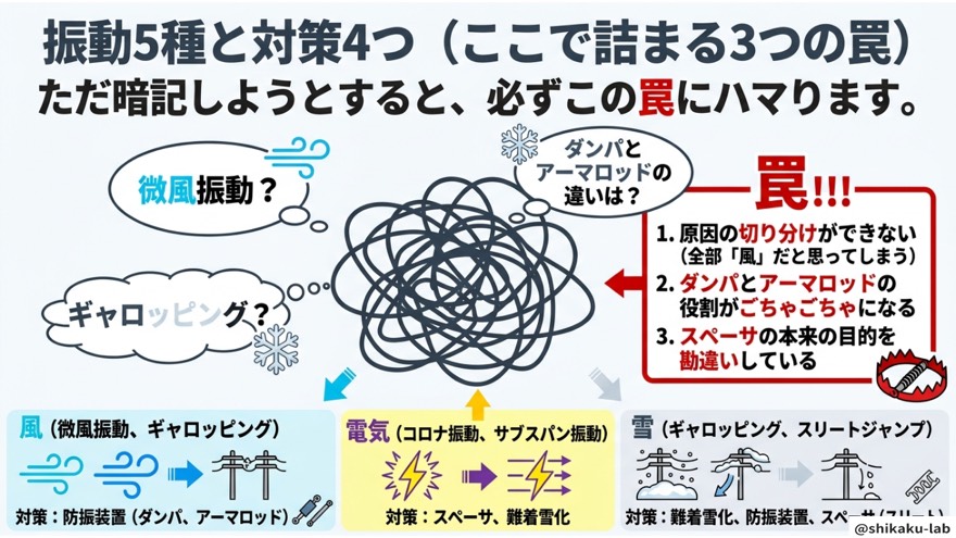 振動5種と対策4つで詰まる3つの罠